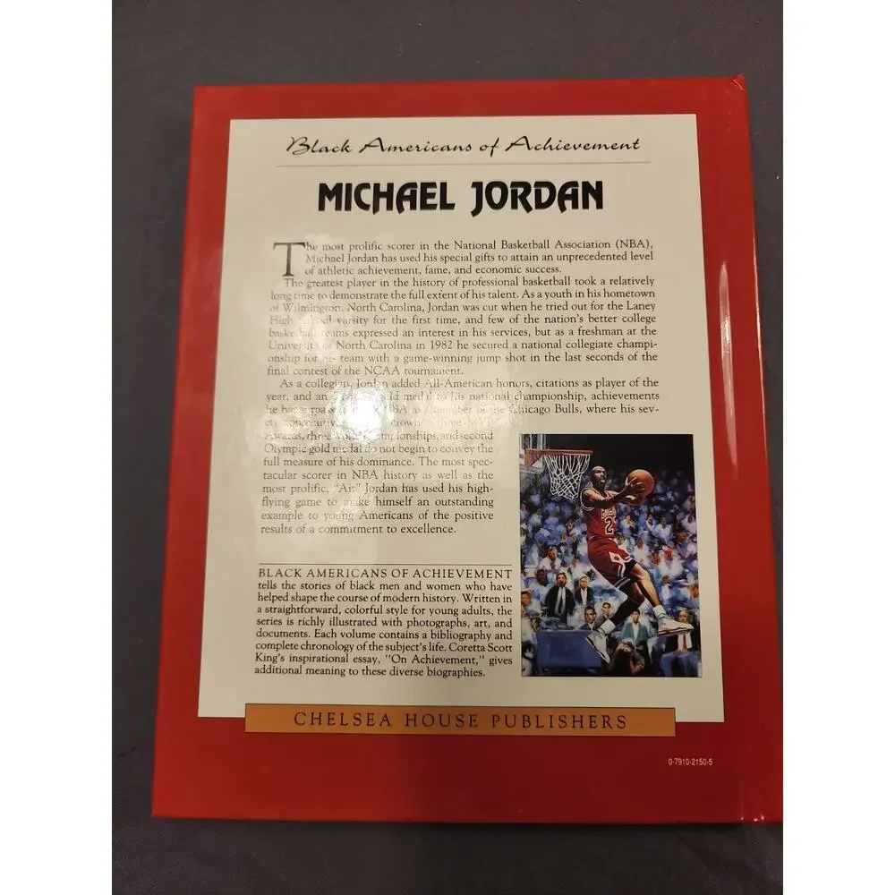 Michael Jordan (Black Americans of Achievement) Basketball Great Book Sean Dolan